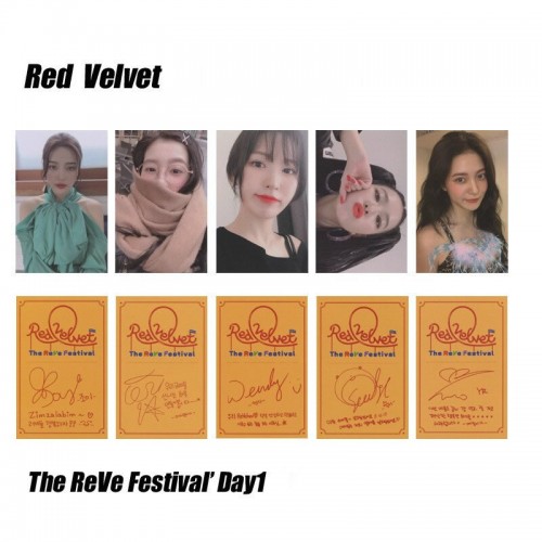 Red Velvet - RVF Day 1 İmzalı Fotokart