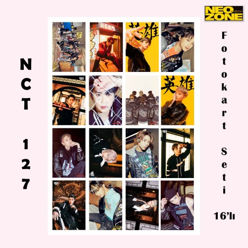 NCT 127 Neo Zone Fotokart Seti 16'lı